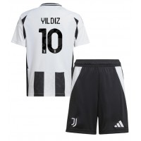 Maglie da calcio Juventus Kenan Yildiz #10 Prima Maglia Bambino 2024-25 Manica Corta (+ Pantaloni corti)